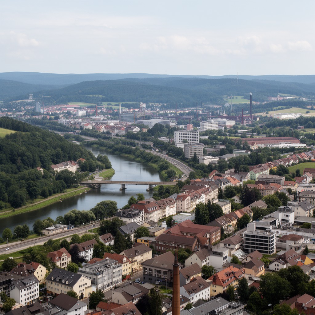 AI-generated illustration of Südwestsachsen region