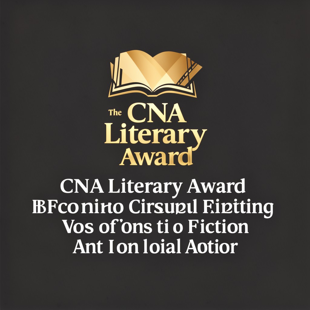 AI-generated illustration of CNA Literary Award