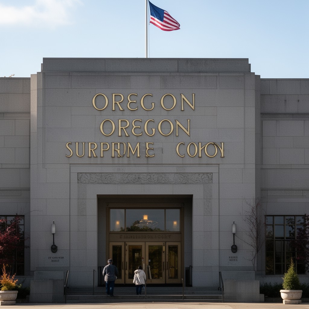 AI-generated illustration of Oregon Supreme Court