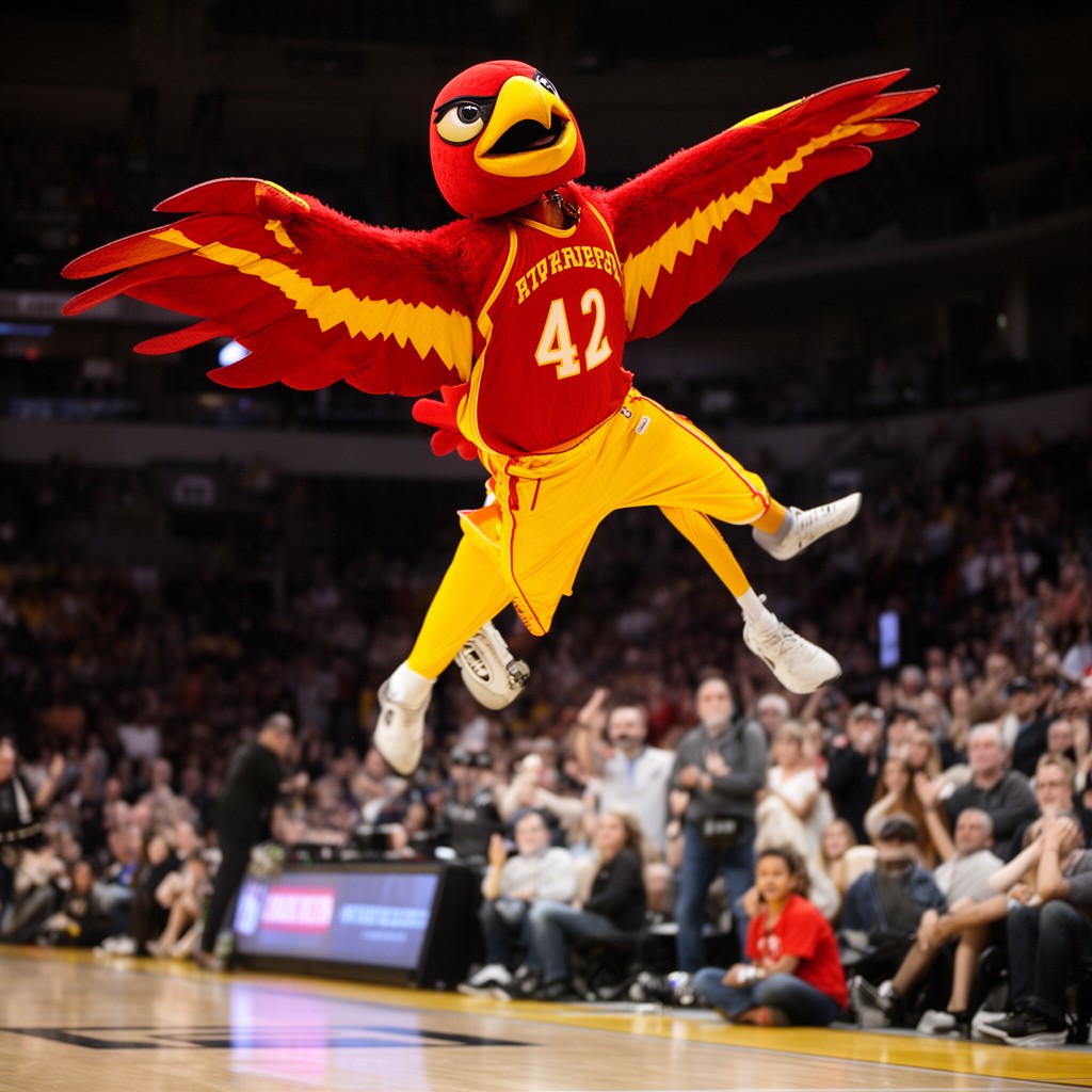 AI-generated illustration of Harry the Hawk