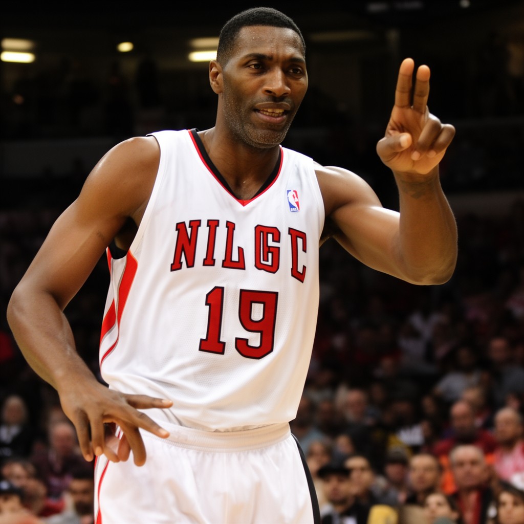 AI-generated illustration of Dikembe Mutombo