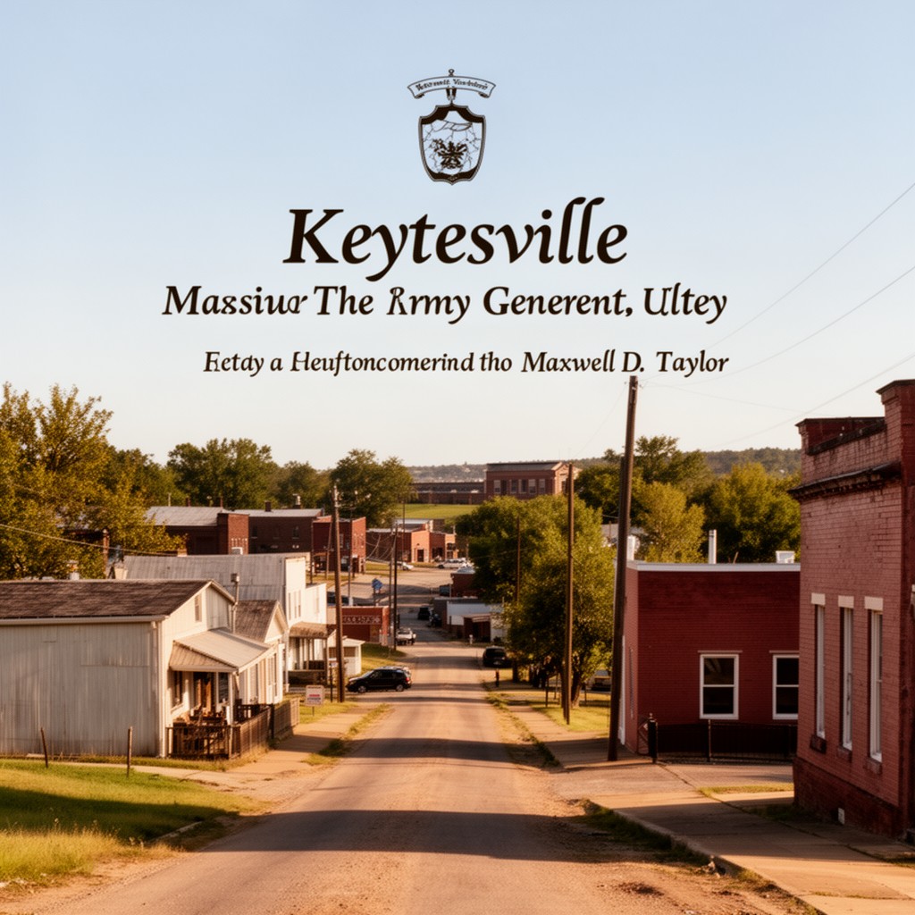 AI-generated illustration of Keytesville, Missouri, United States