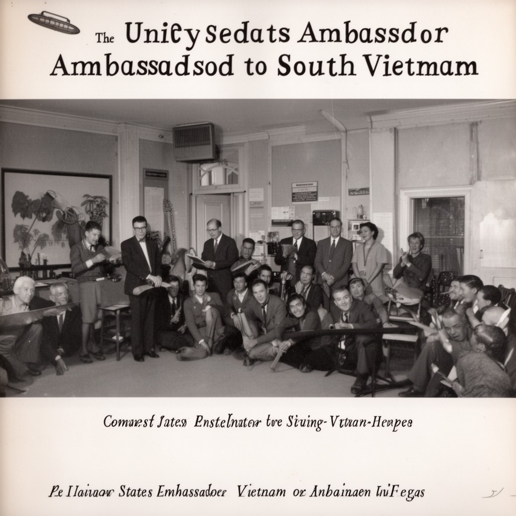 AI-generated illustration of United States Ambassador to South Vietnam