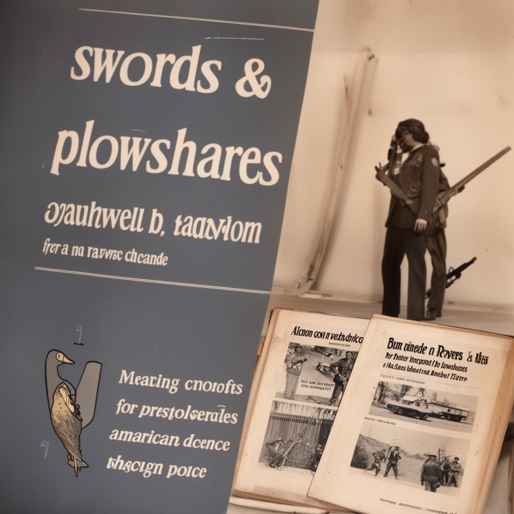 AI-generated illustration of Swords and Plowshares