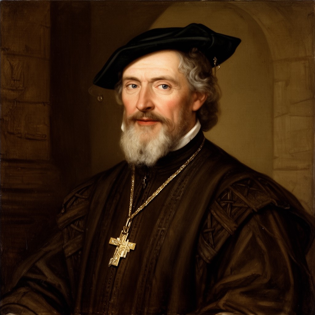 AI-generated illustration of John Whitgift