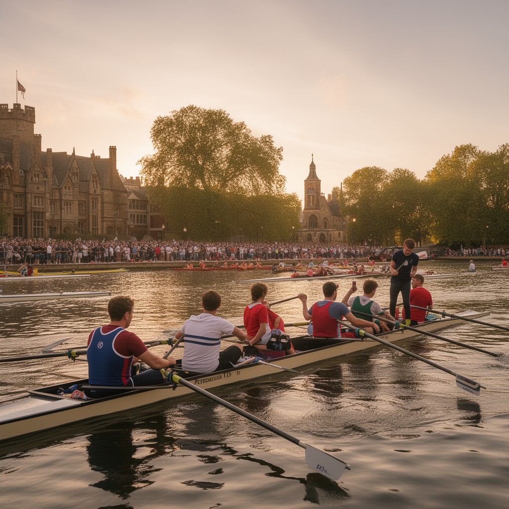 AI-generated illustration of Peterhouse Boat Club