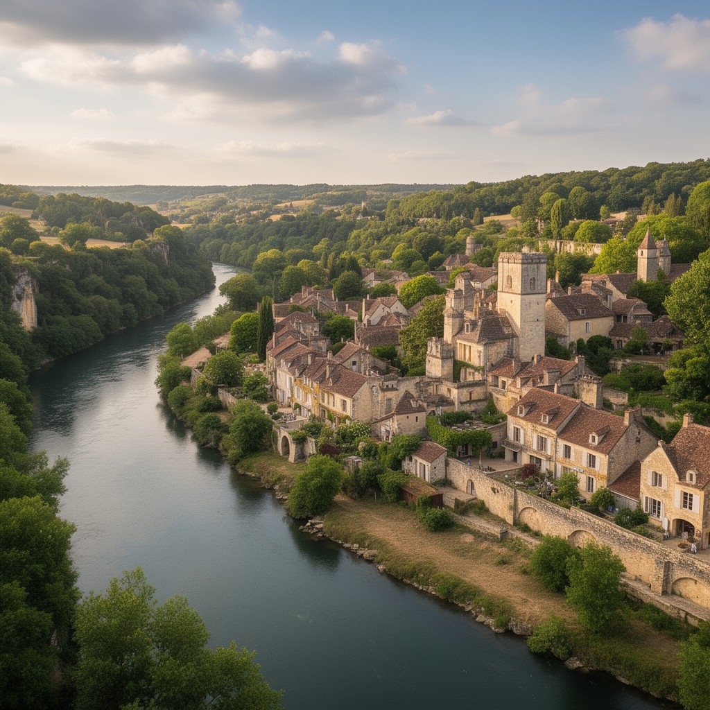 AI-generated illustration of Dordogne