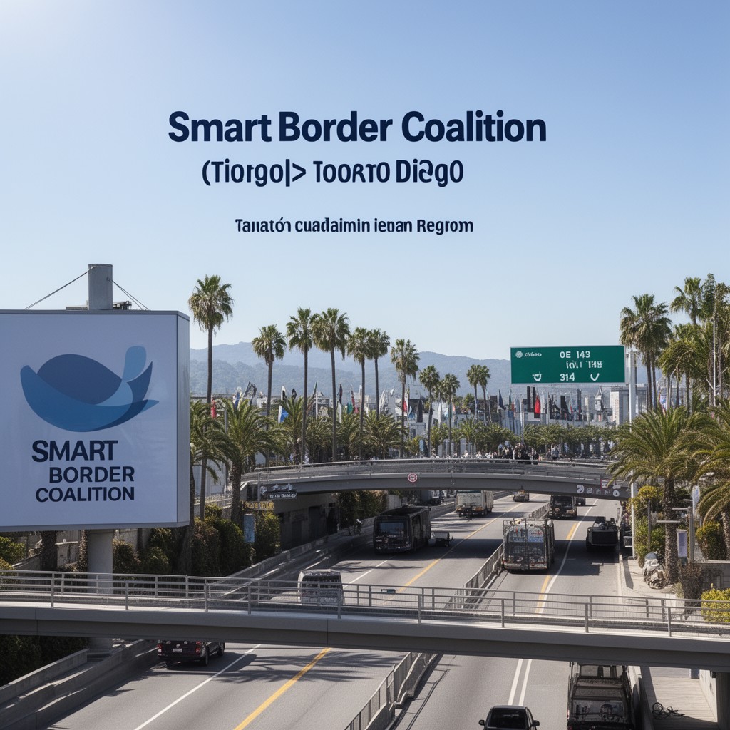 AI-generated illustration of Smart Border Coalition