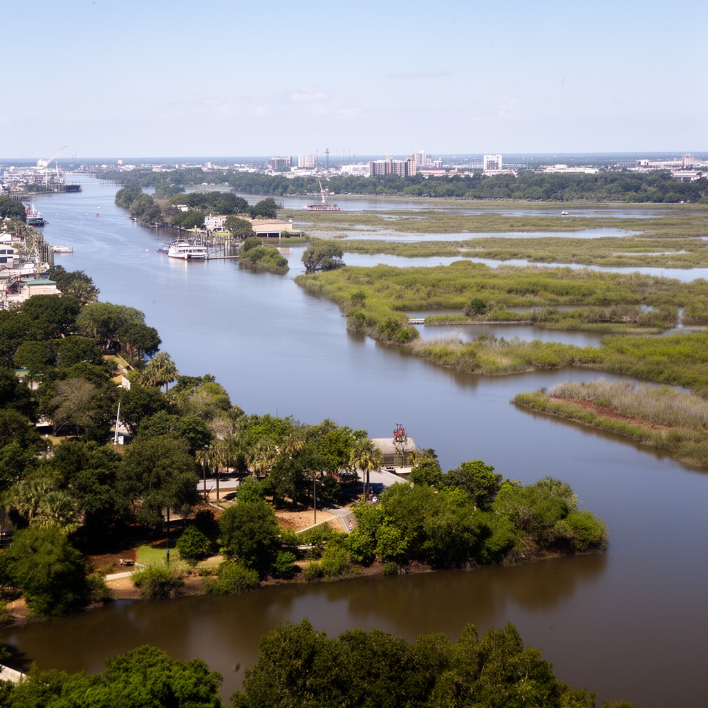 AI-generated illustration of Cooper River