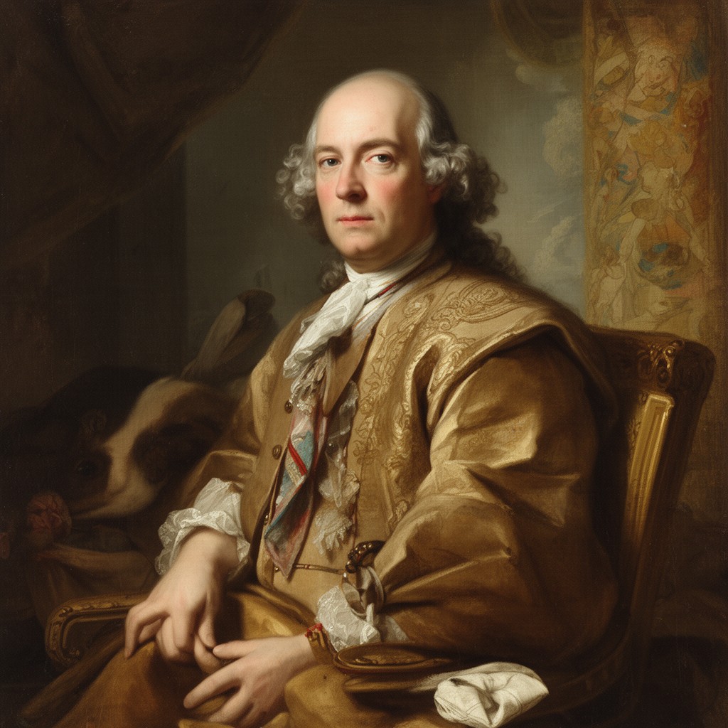 AI-generated illustration of Charles Coypel