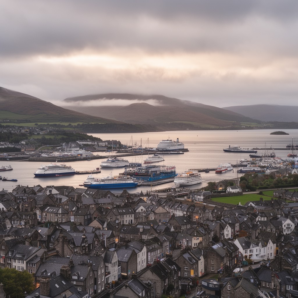 AI-generated illustration of Oban