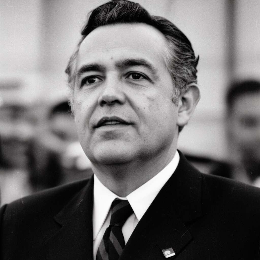 AI-generated illustration of Salvador Allende