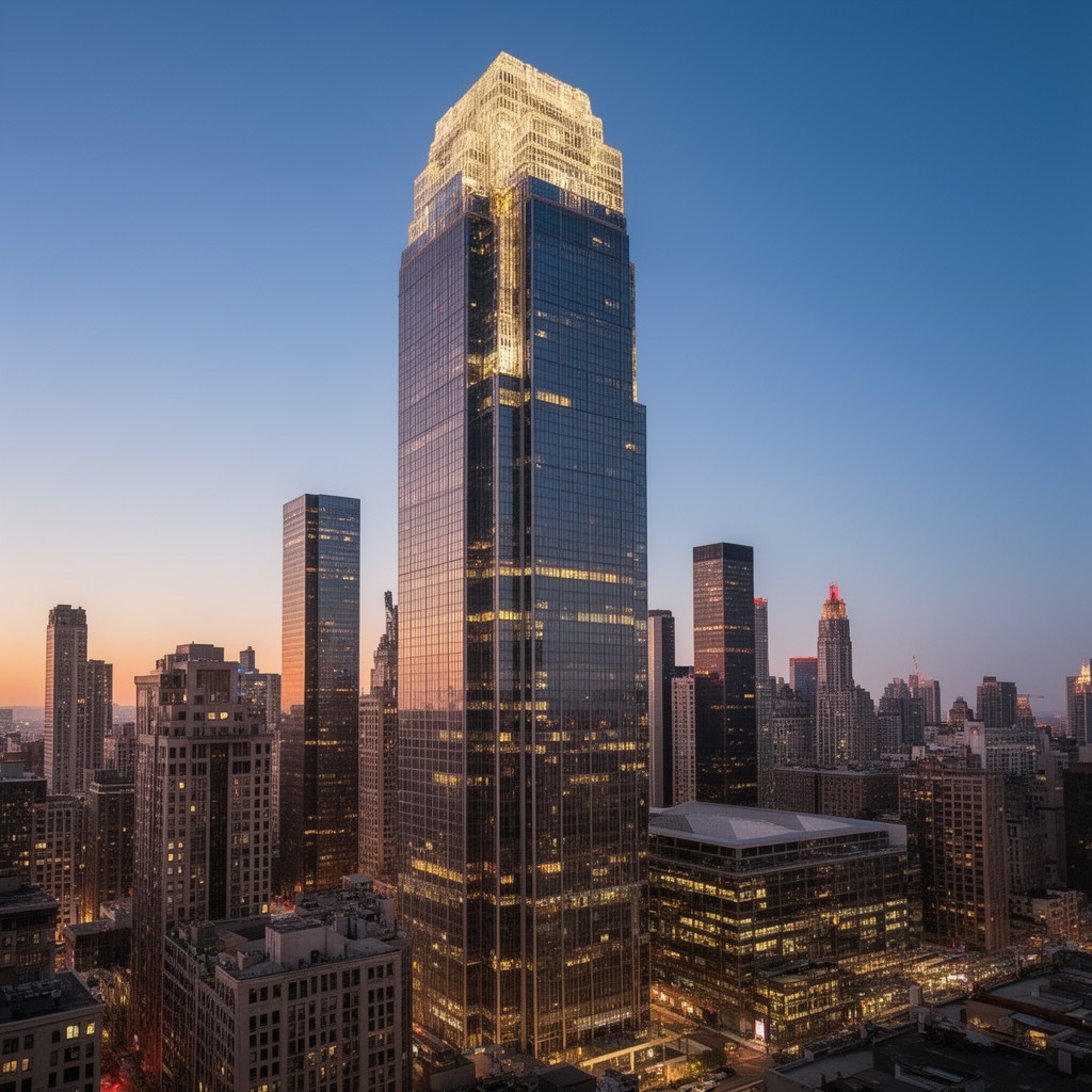 AI-generated illustration of 311 South Wacker Drive