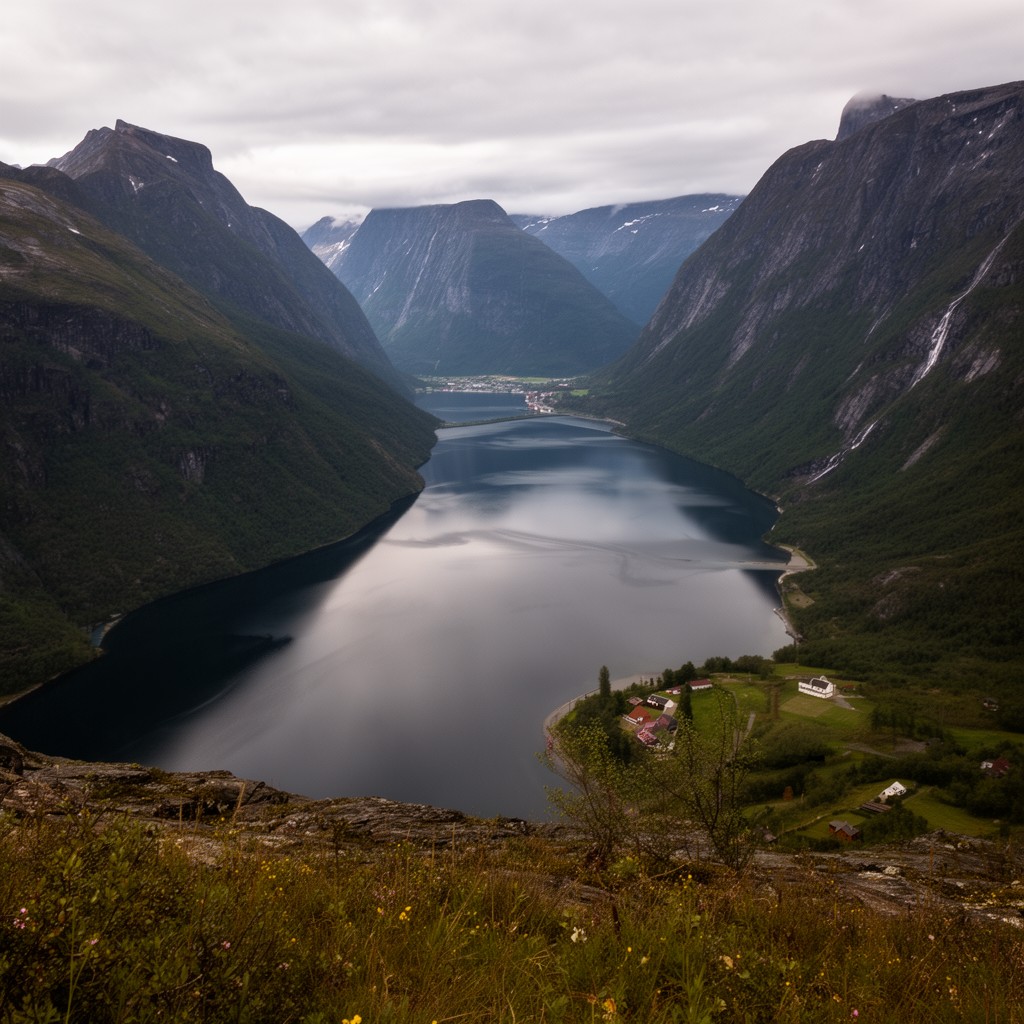 AI-generated illustration of Tysfjord
