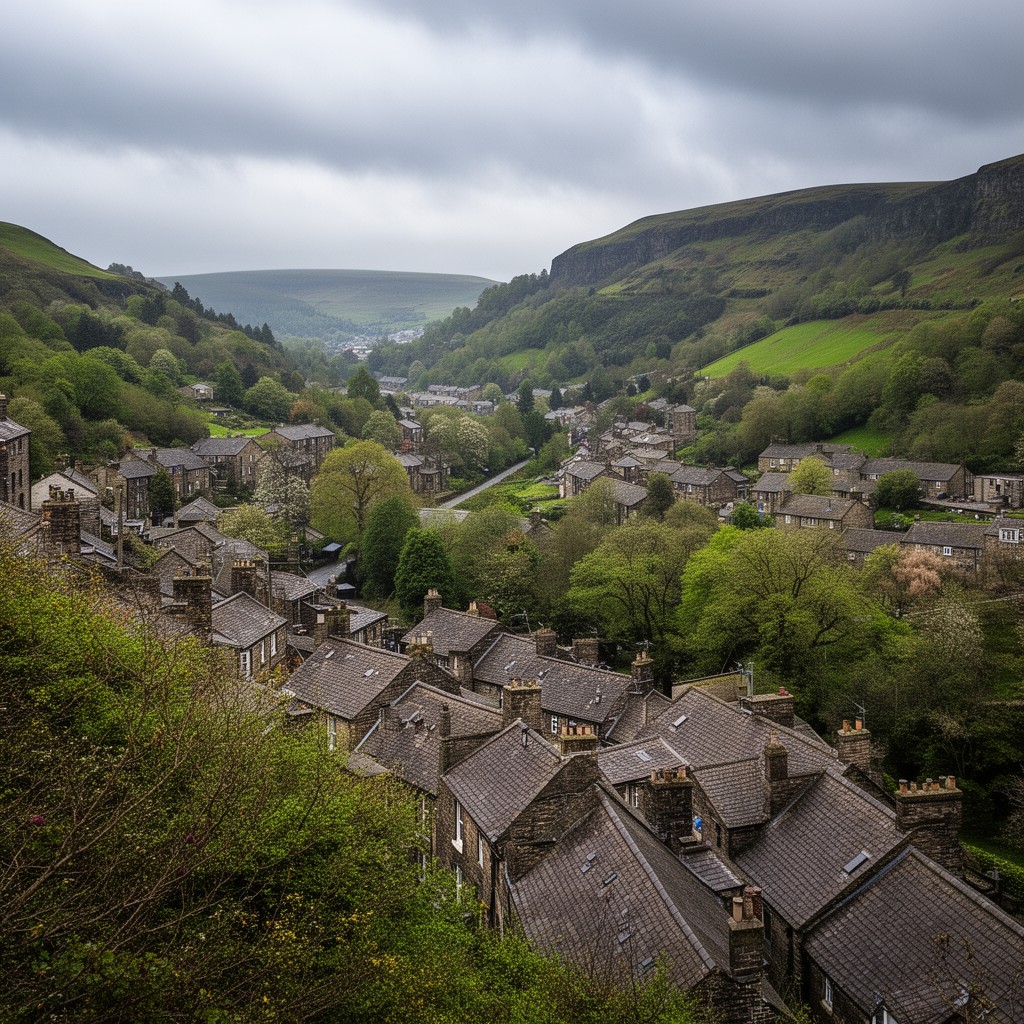 AI-generated illustration of Mytholmroyd
