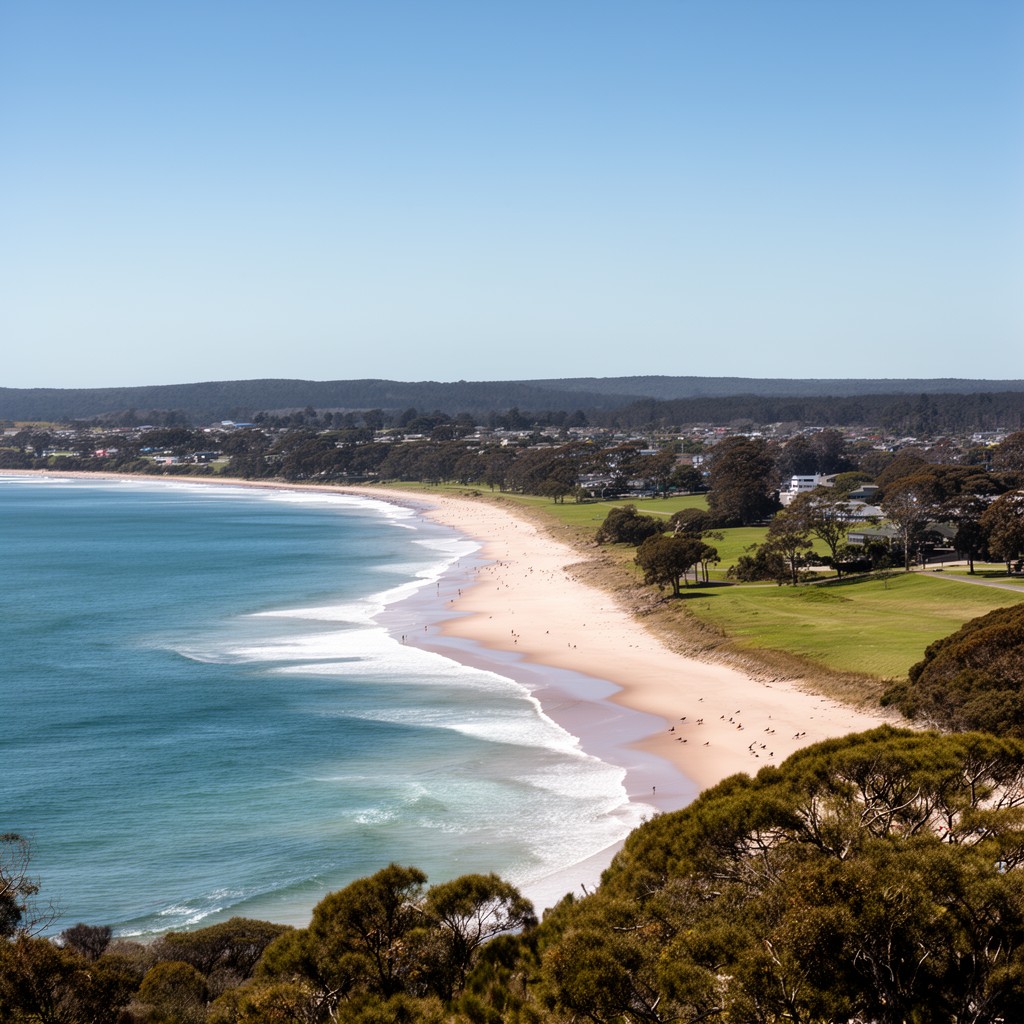 AI-generated illustration of Pambula Beach
