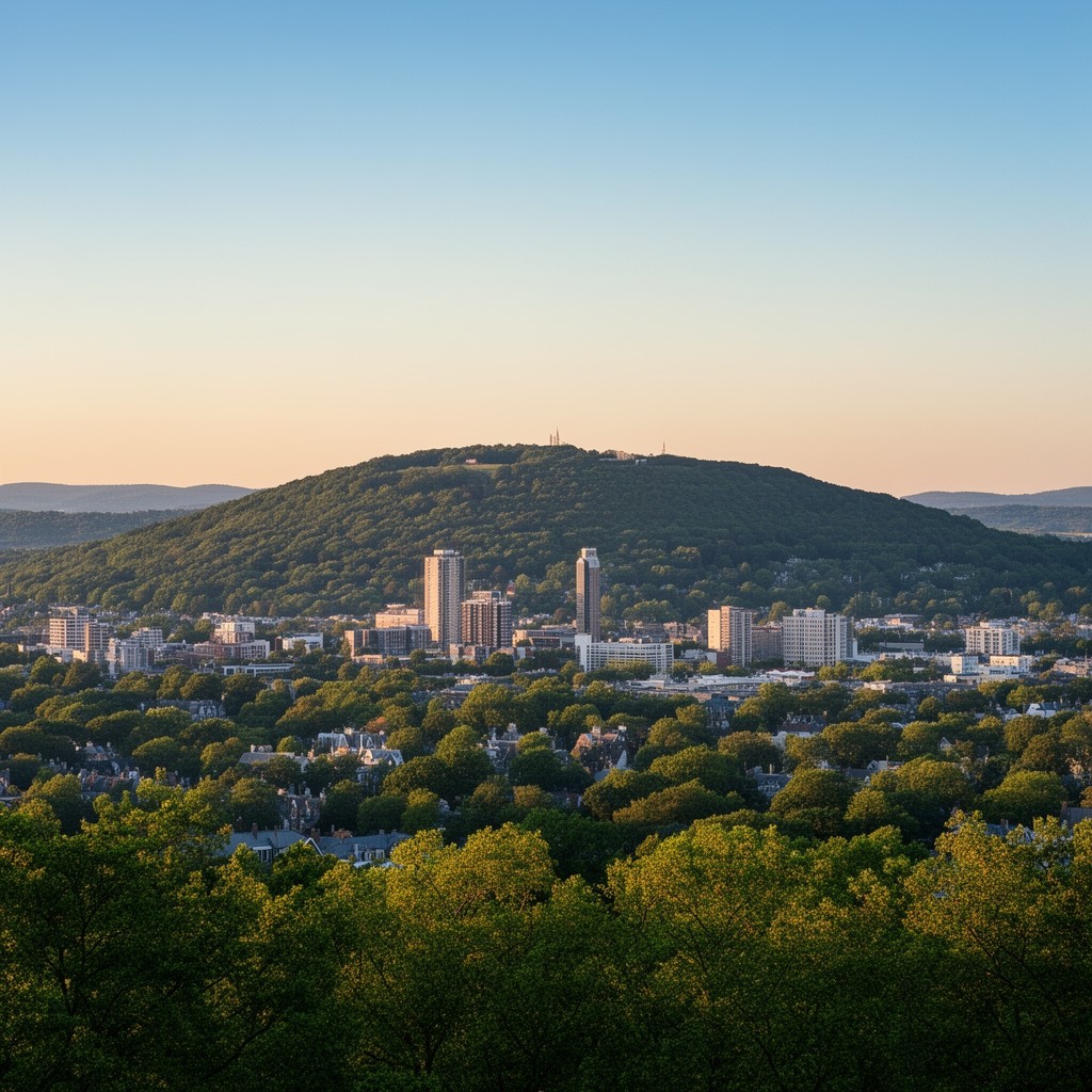 AI-generated illustration of Belmont Hill
