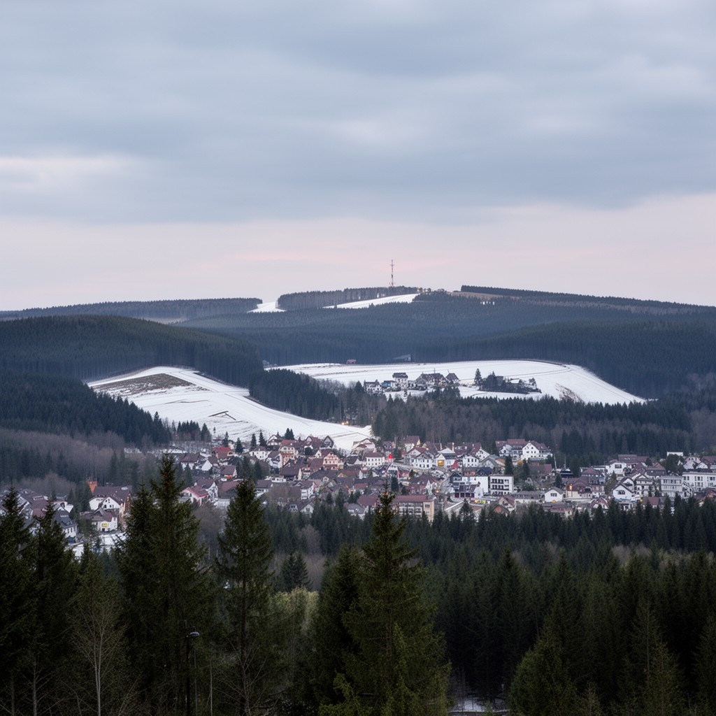 AI-generated illustration of Braunlage