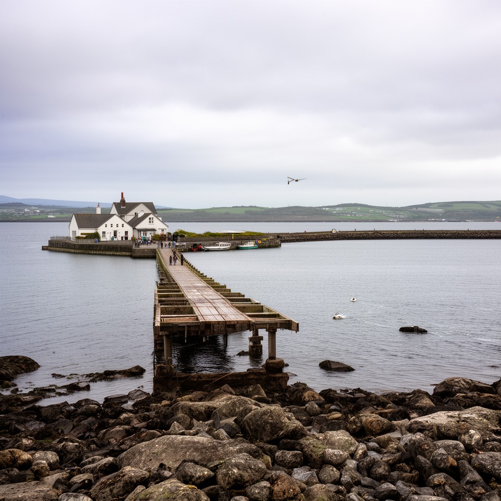 AI-generated illustration of Blackrock Pier