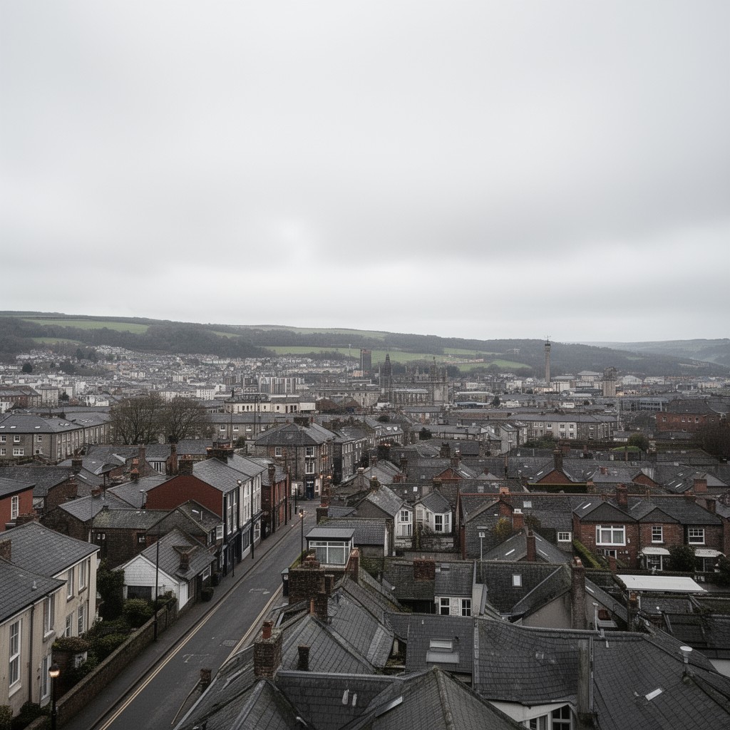 AI-generated illustration of Cork City Council area