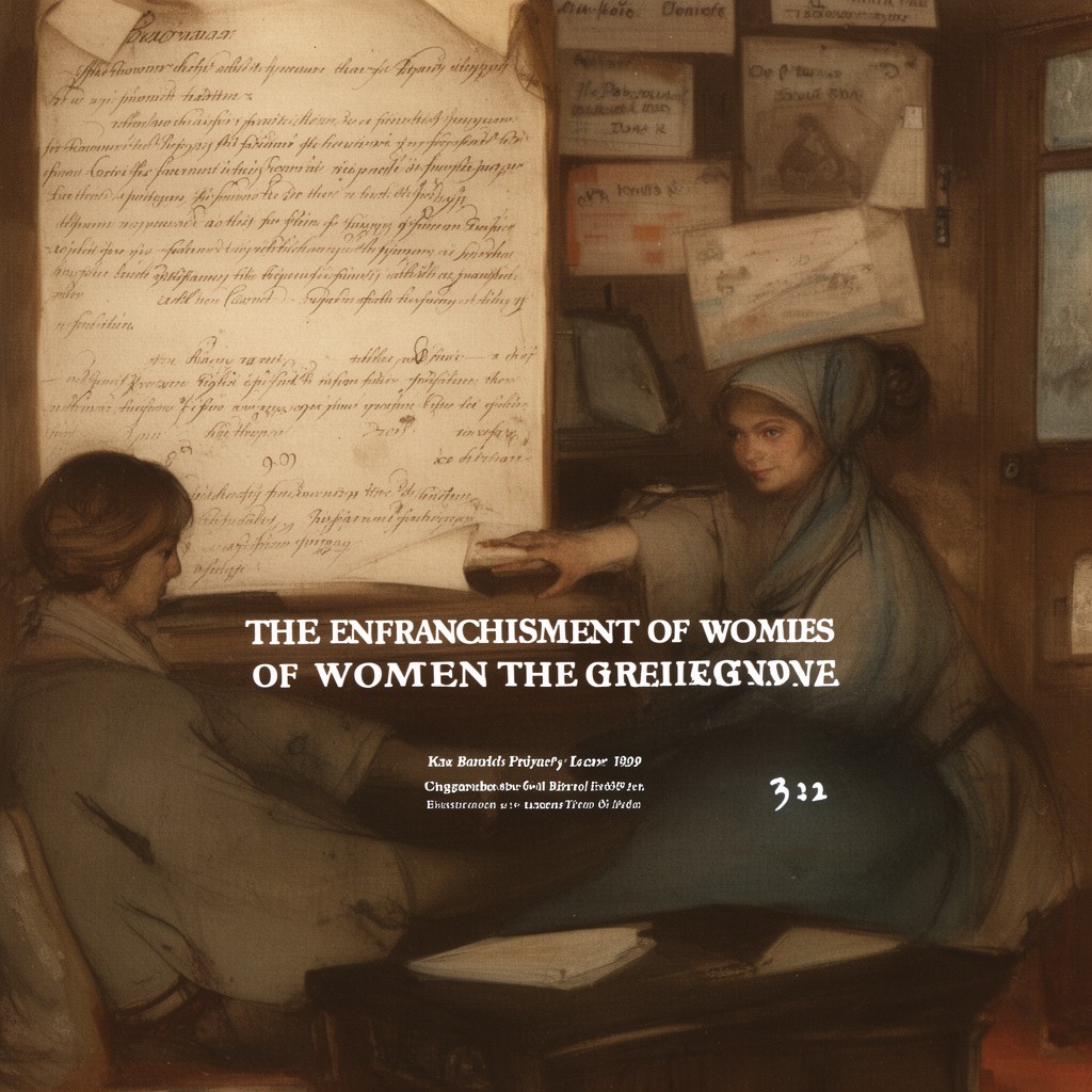 AI-generated illustration of The Enfranchisement of Women