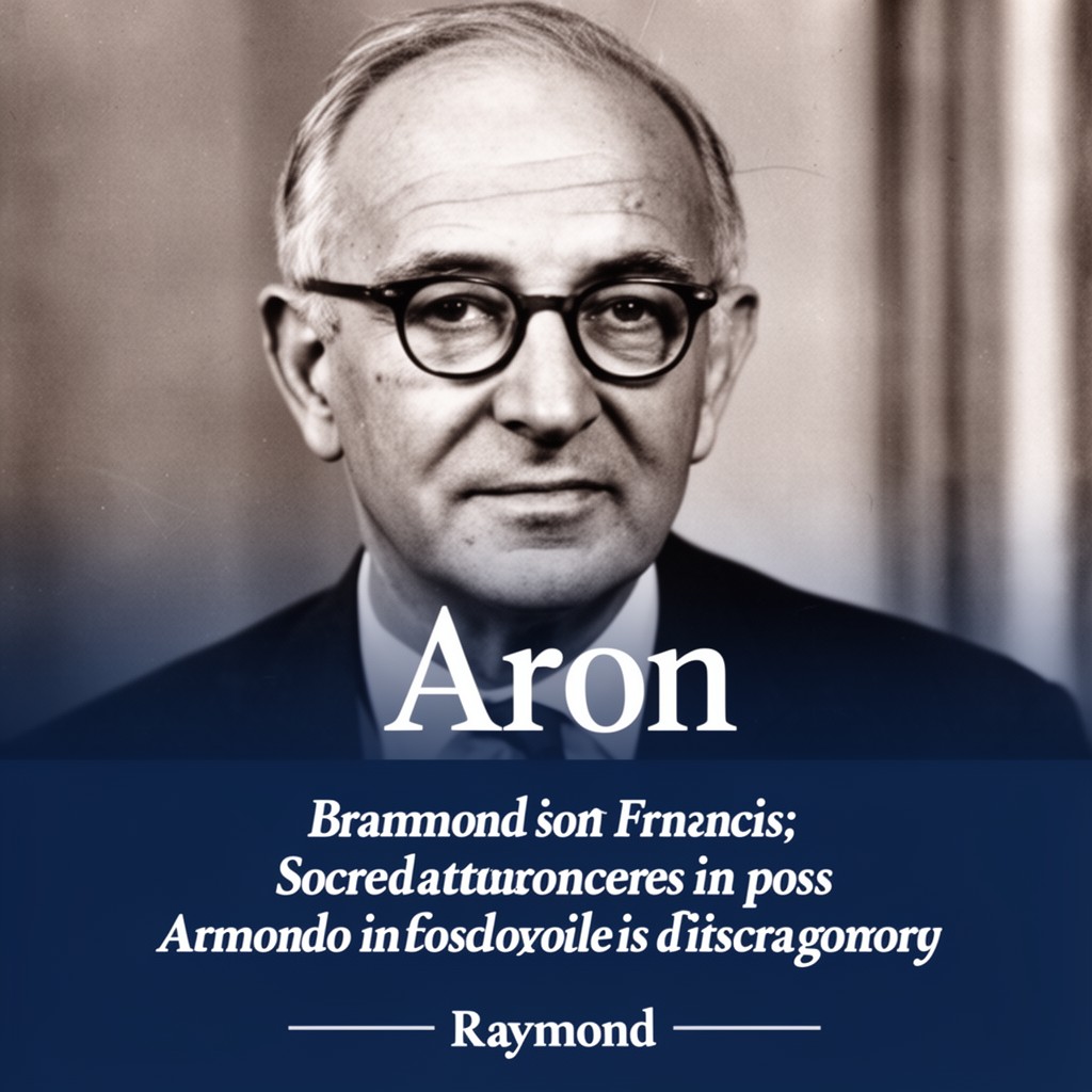 AI-generated illustration of Raymond Aron