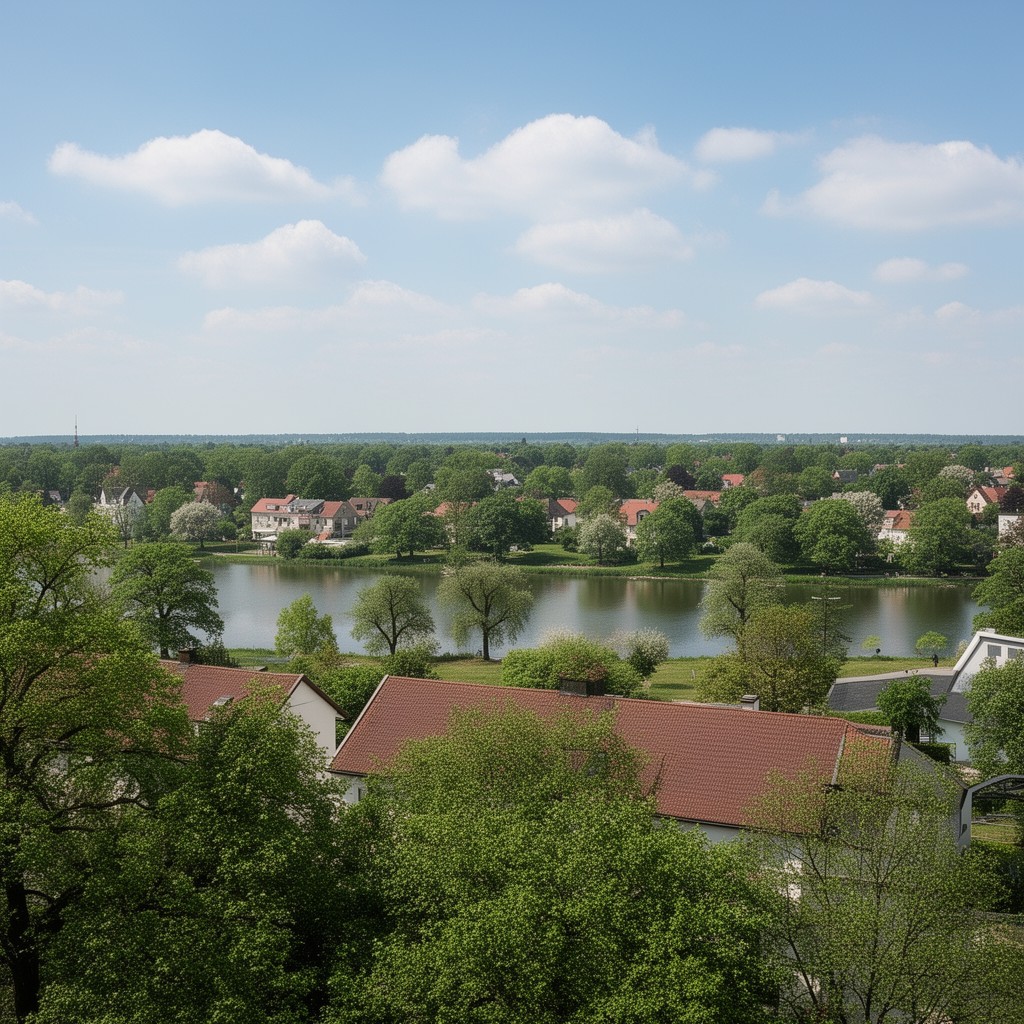 AI-generated illustration of Heiligensee