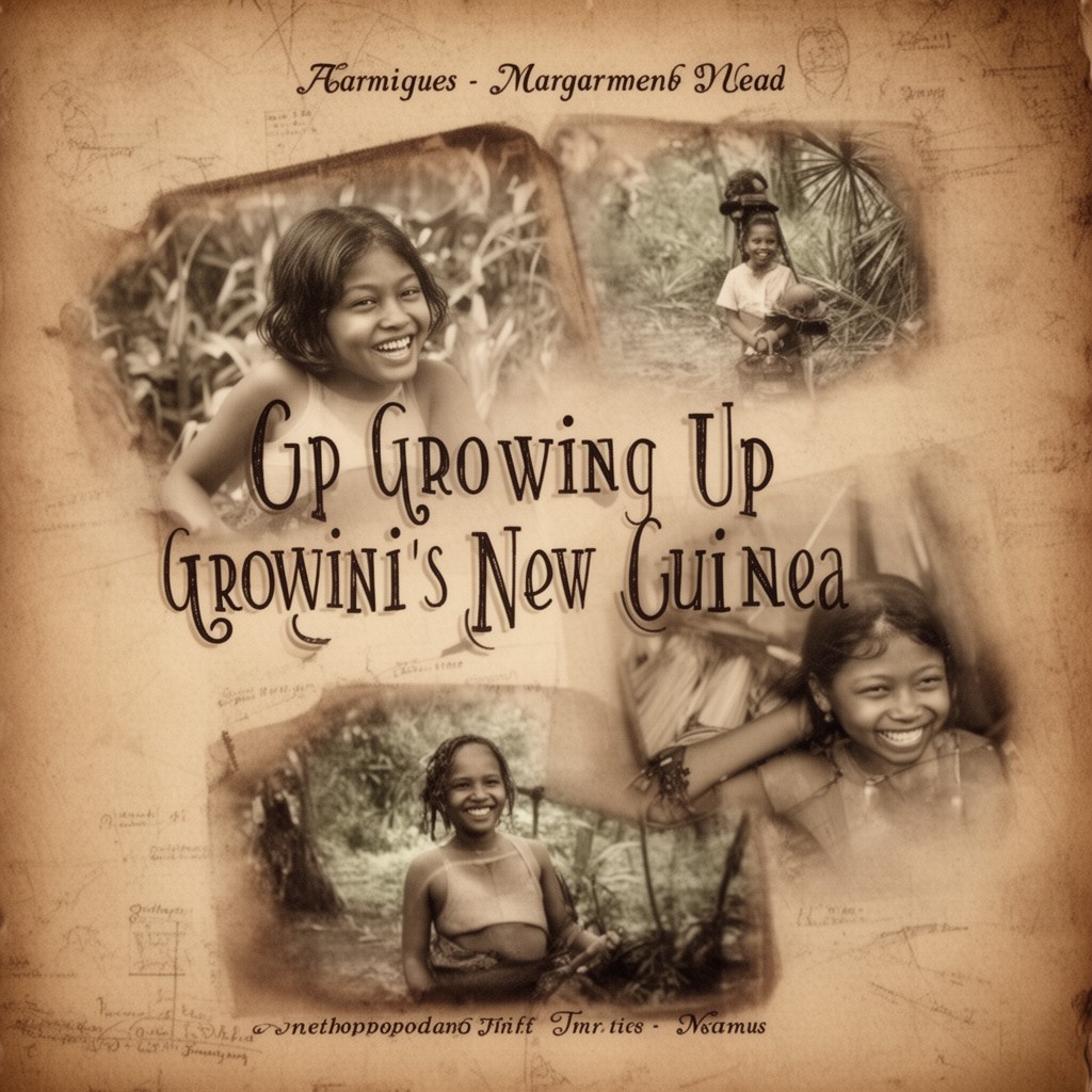 AI-generated illustration of Growing Up in New Guinea