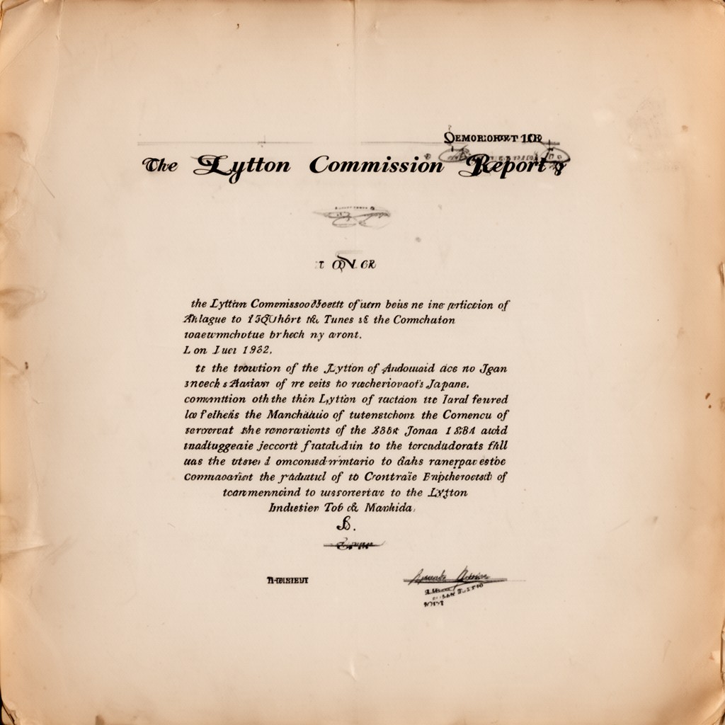 AI-generated illustration of Lytton Commission report