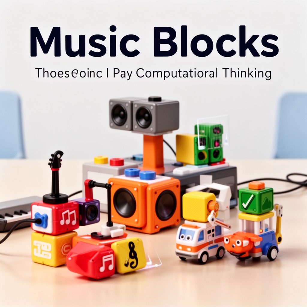 AI-generated illustration of Music Blocks