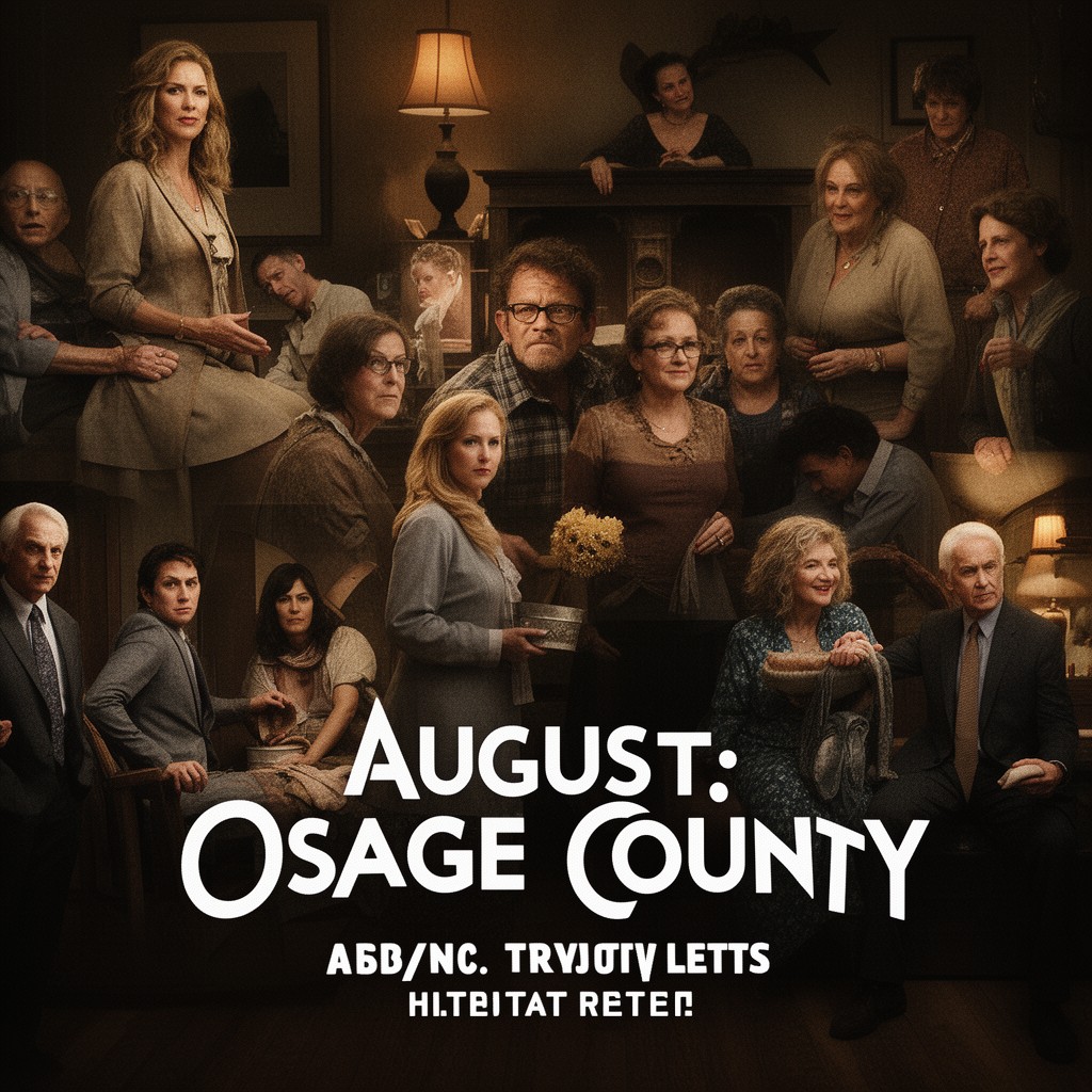 AI-generated illustration of August: Osage County