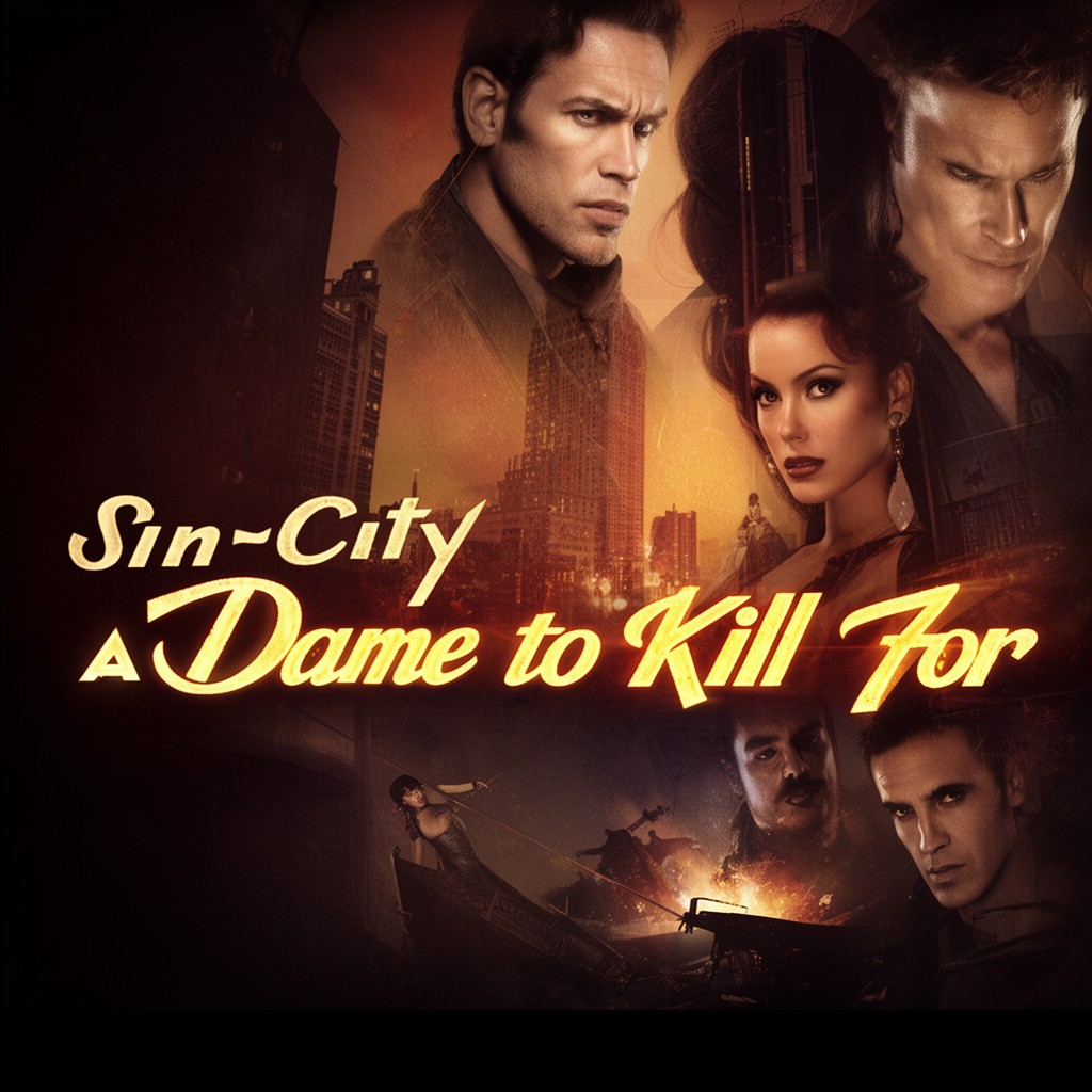 AI-generated illustration of Sin City: A Dame to Kill For