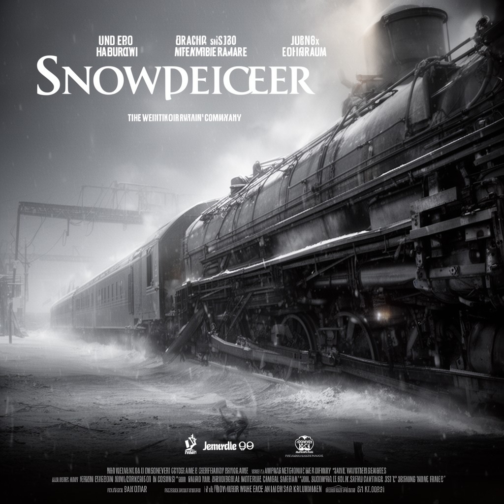 AI-generated illustration of Snowpiercer (US distribution)