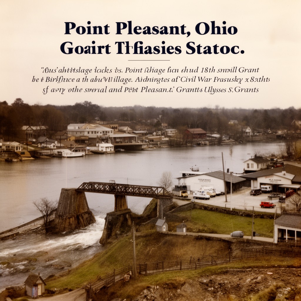 AI-generated illustration of Point Pleasant, Ohio, United States