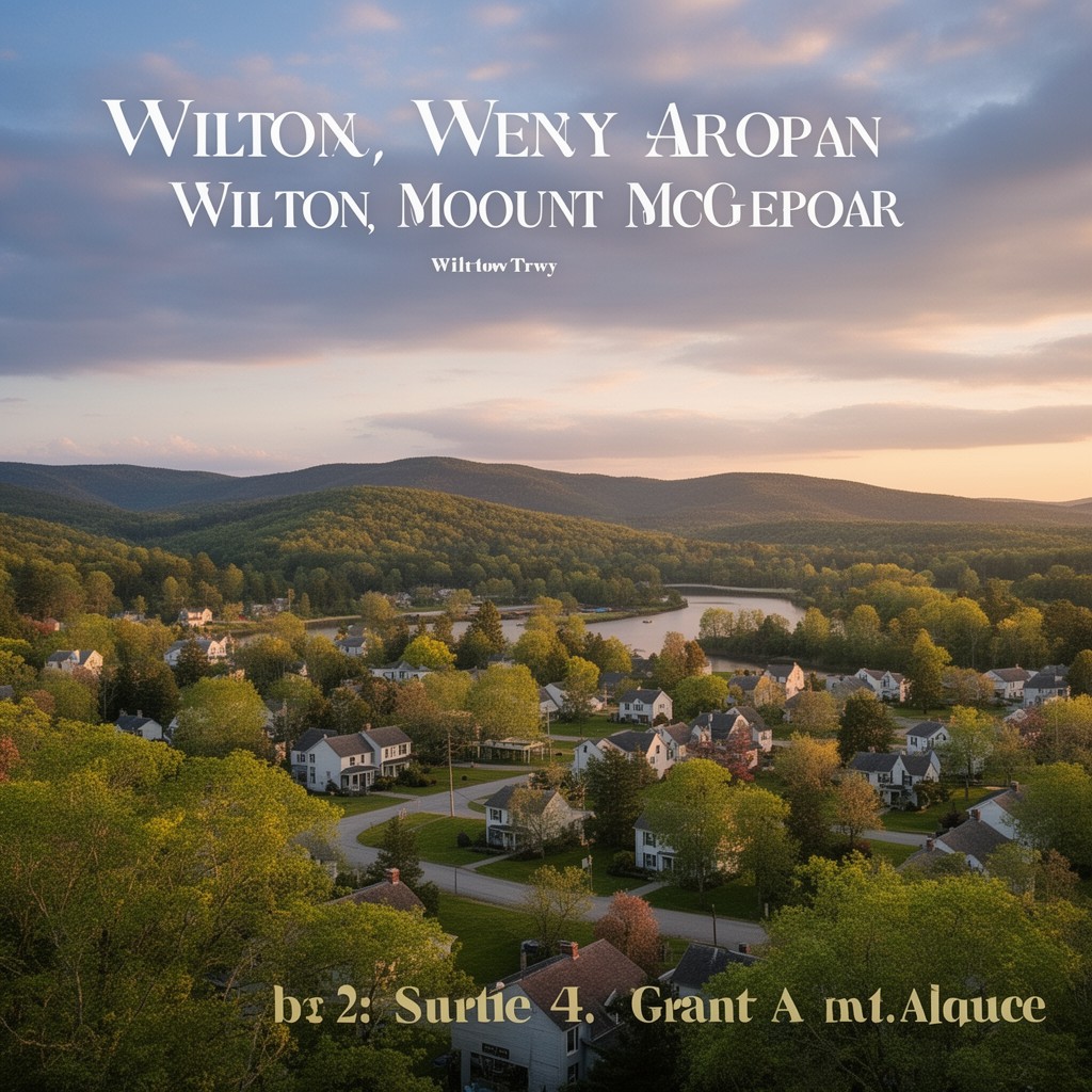 AI-generated illustration of Wilton, New York, United States