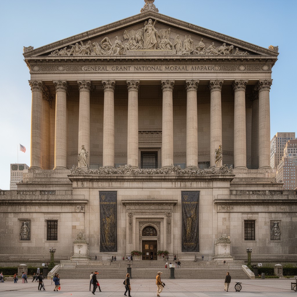 AI-generated illustration of General Grant National Memorial, New York City, United States
