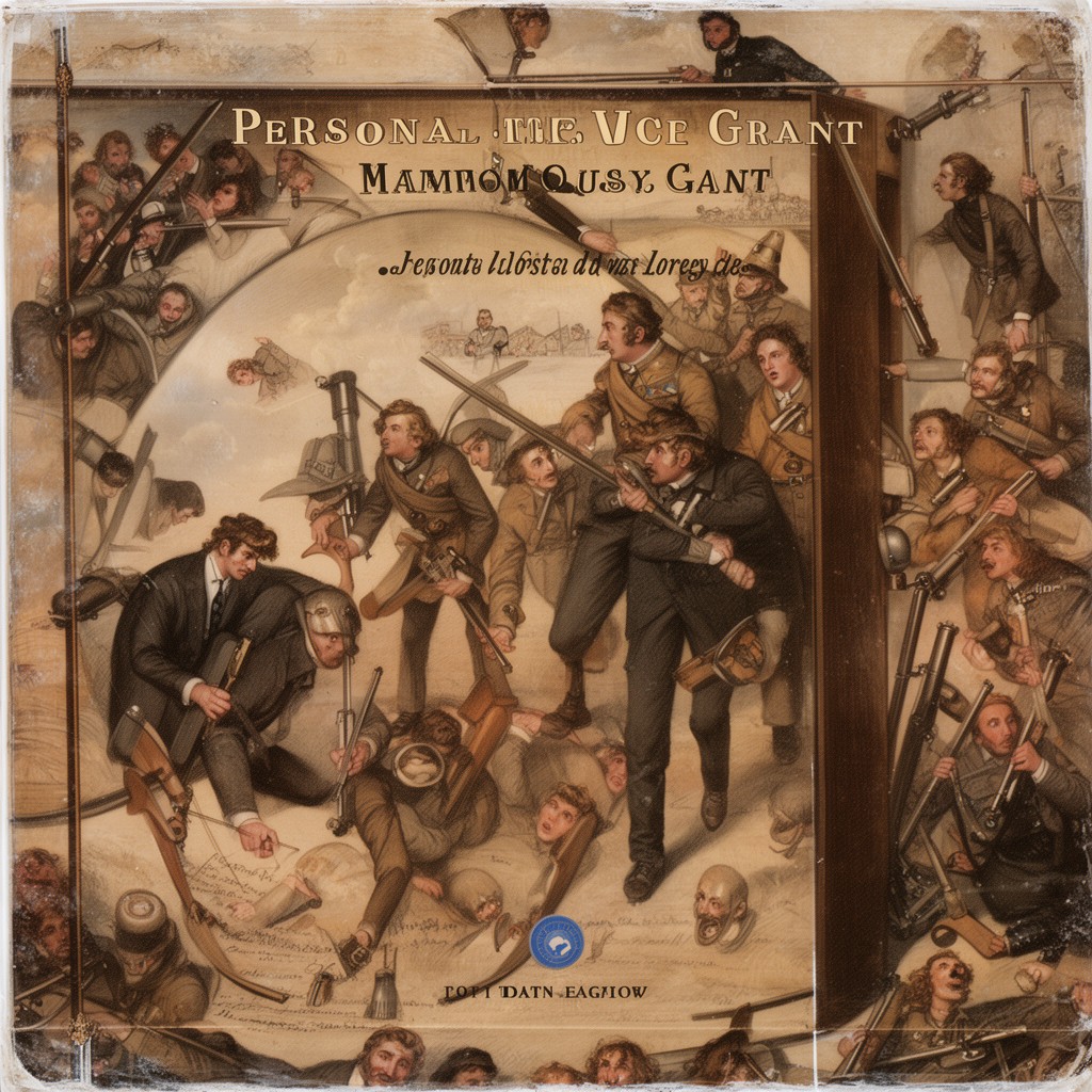 AI-generated illustration of Personal Memoirs of U. S. Grant