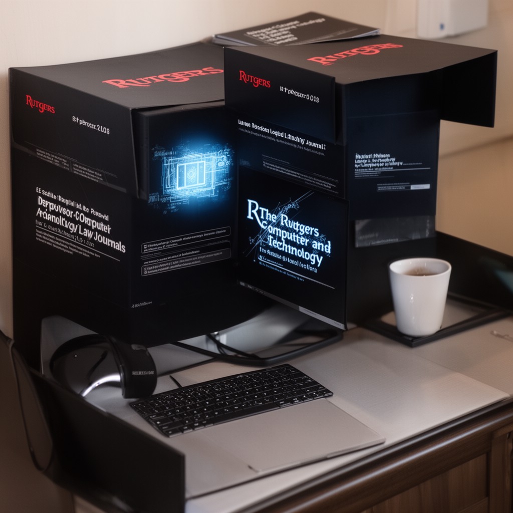 AI-generated illustration of Rutgers Computer and Technology Law Journal
