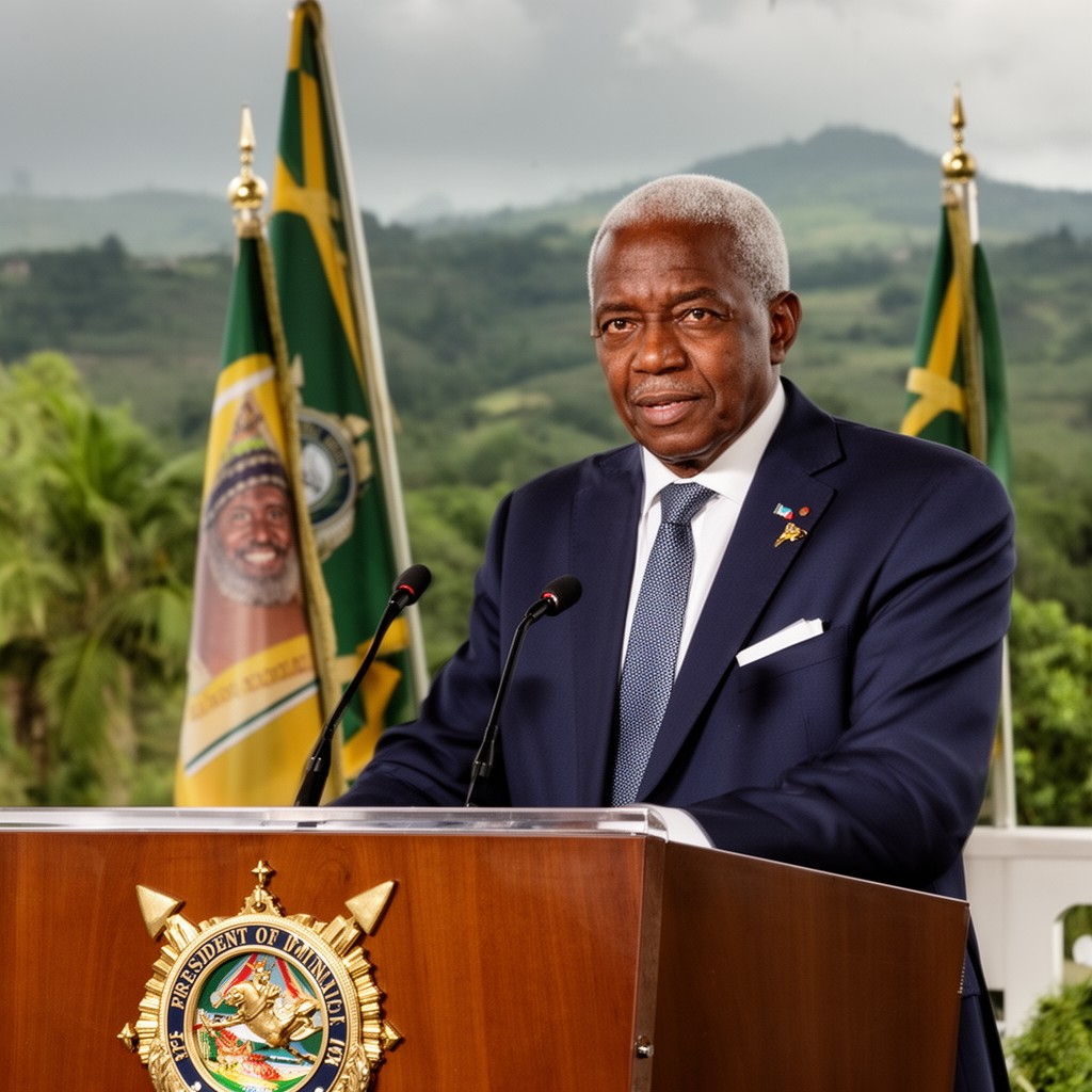 AI-generated illustration of President of Dominica