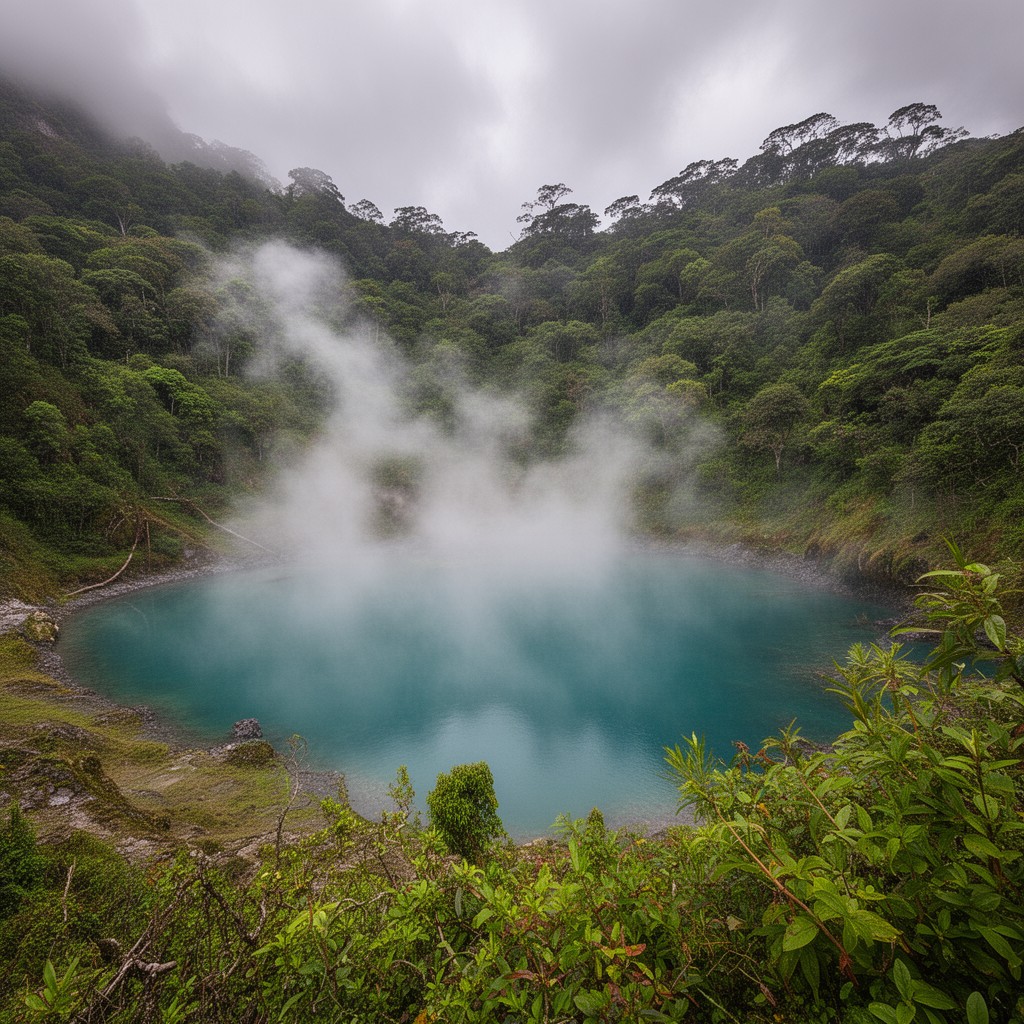 AI-generated illustration of Boiling Lake