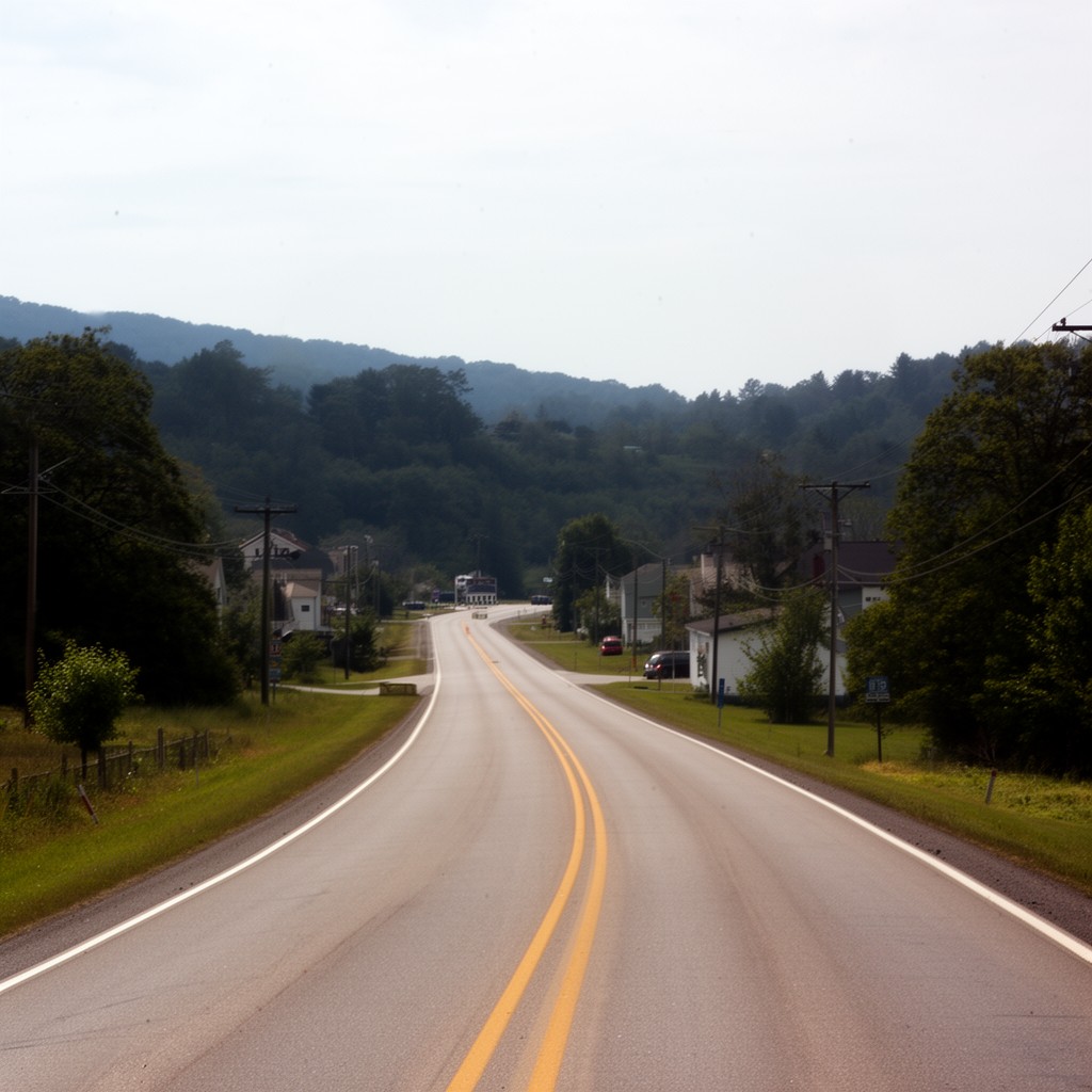 AI-generated illustration of Pennsylvania Route 819