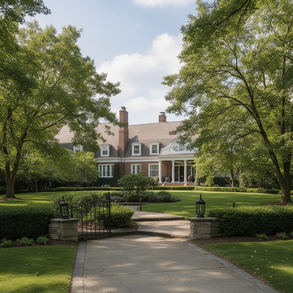 AI-generated illustration of Scarsdale, New York