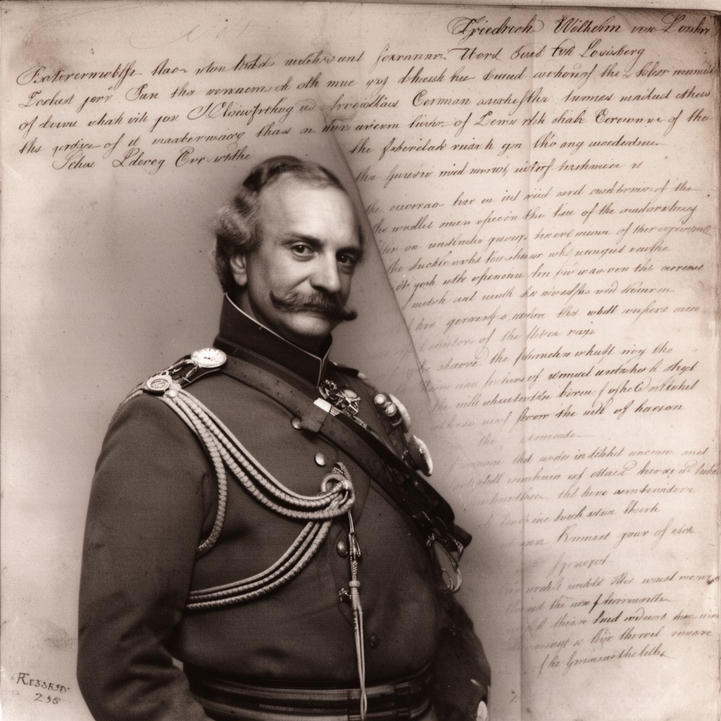 AI-generated illustration of Friedrich Wilhelm von Lossberg