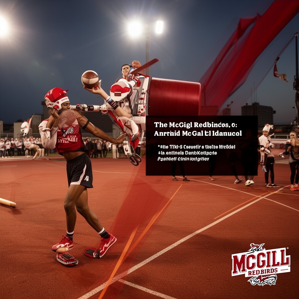 AI-generated illustration of McGill Redbirds