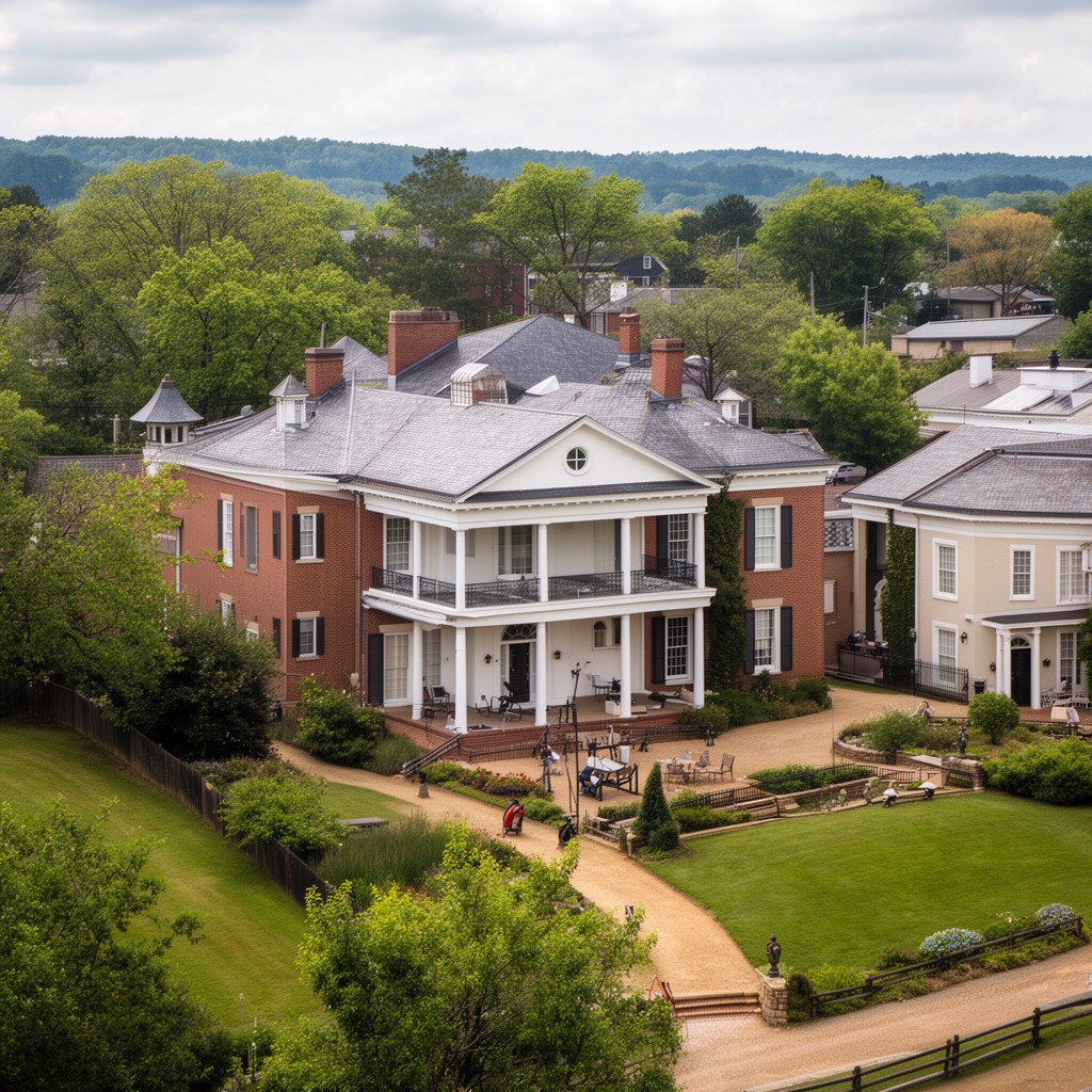AI-generated illustration of Charlottesville, Virginia