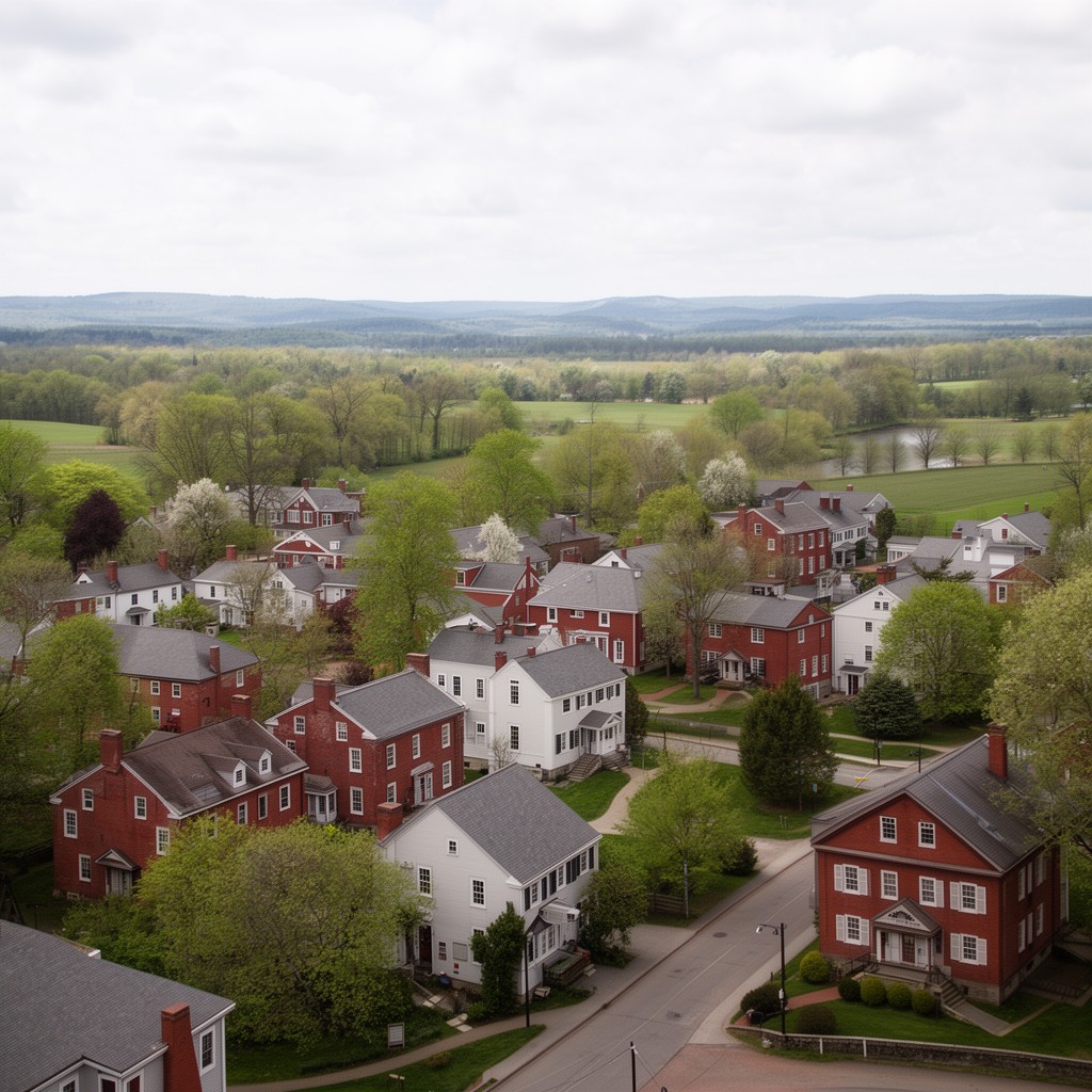AI-generated illustration of Harvard, Massachusetts