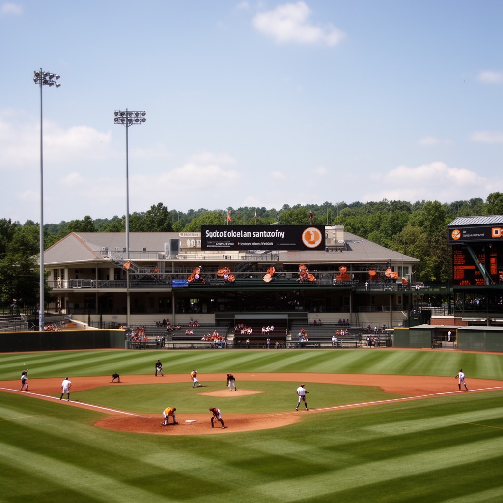 AI-generated illustration of Lindsey Nelson Stadium