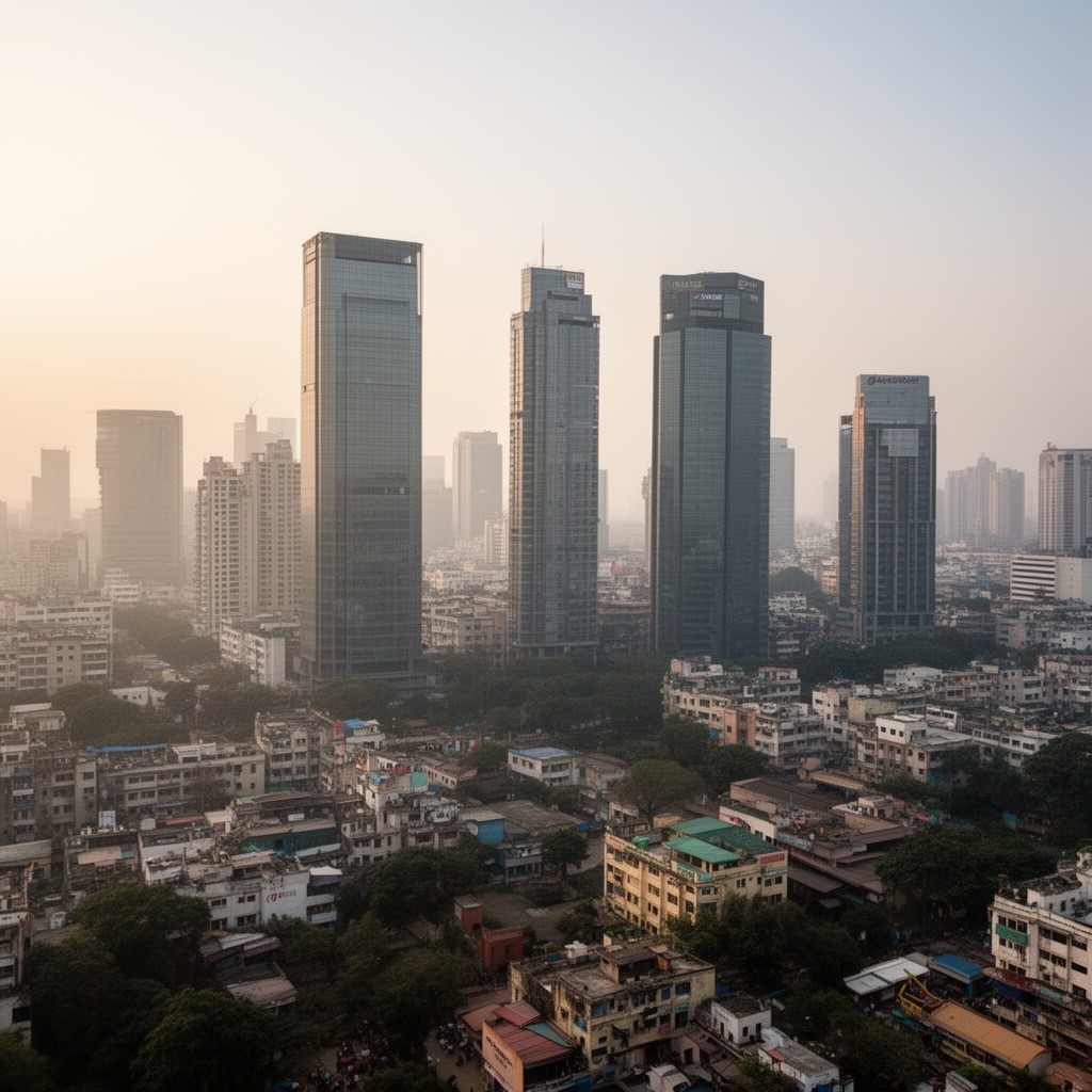 AI-generated illustration of Gurugram