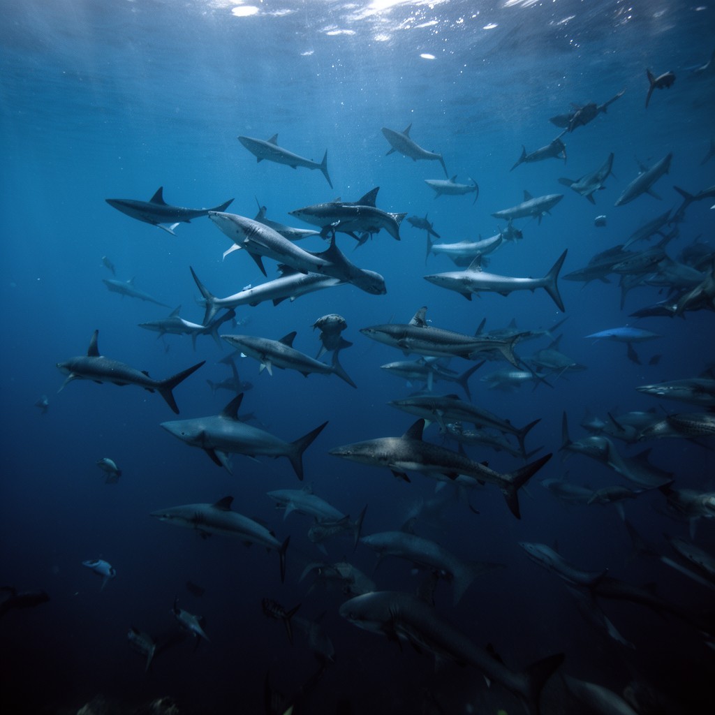 AI-generated illustration of Malpelo Fauna and Flora Sanctuary