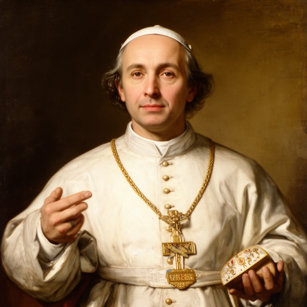 AI-generated illustration of Pope Marcellus II